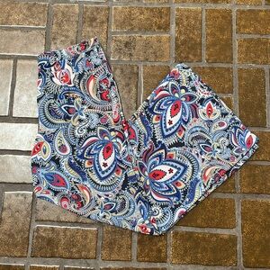 Cato Multicolor Paisley Print Wide Leg Pant